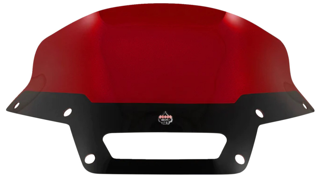 Klock Werks Kolor Flare® Windshield 6" Red - KWW-02-0622 For Harley Softail Low Rider 2022-2025