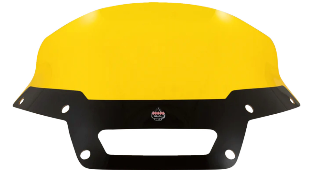 Klock Werks Kolor Flare® Windshield 6" Yellow - KWW-02-0624 For Harley Softail Low Rider 2022-2025