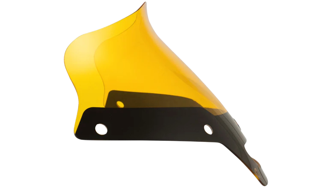 Klock Werks Kolor Flare® Windshield 6" Yellow - KWW-02-0624 For Harley Softail Low Rider 2022-2025