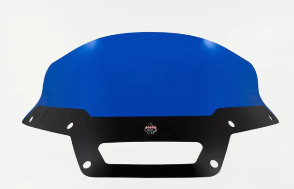 Klock Werks Kolor Flare® Windshield 6" Blue - KWW-02-0626 For Harley Softail Low Rider 2022-2025