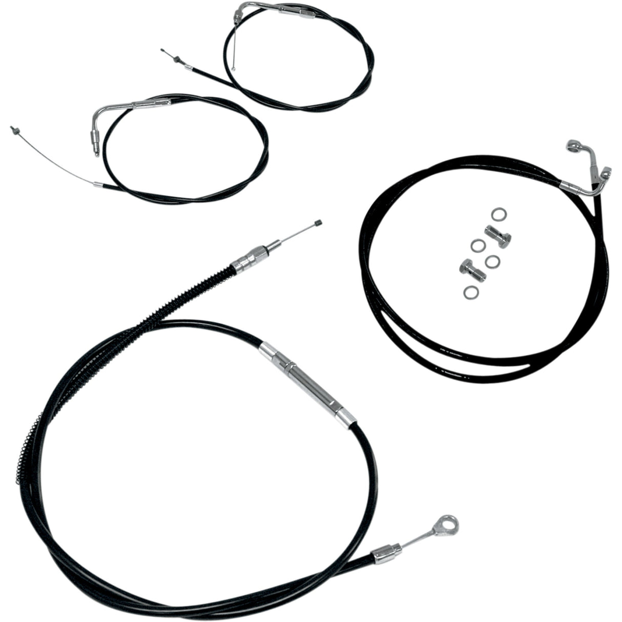 La Choppers Standard Cable Kit - LA-8120KT-13B For Harley Softail Cross Bones 2008-2011