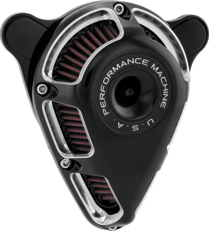 Performance Machine 0206-2114-BM 91-Up XL Jet Air Cleaner - Contrast Cut