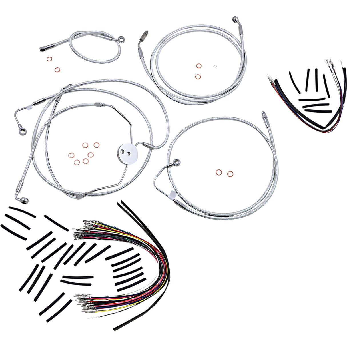Magnum Shielding Cable Kit - 387021 For Harley Road Glide 2011-2012