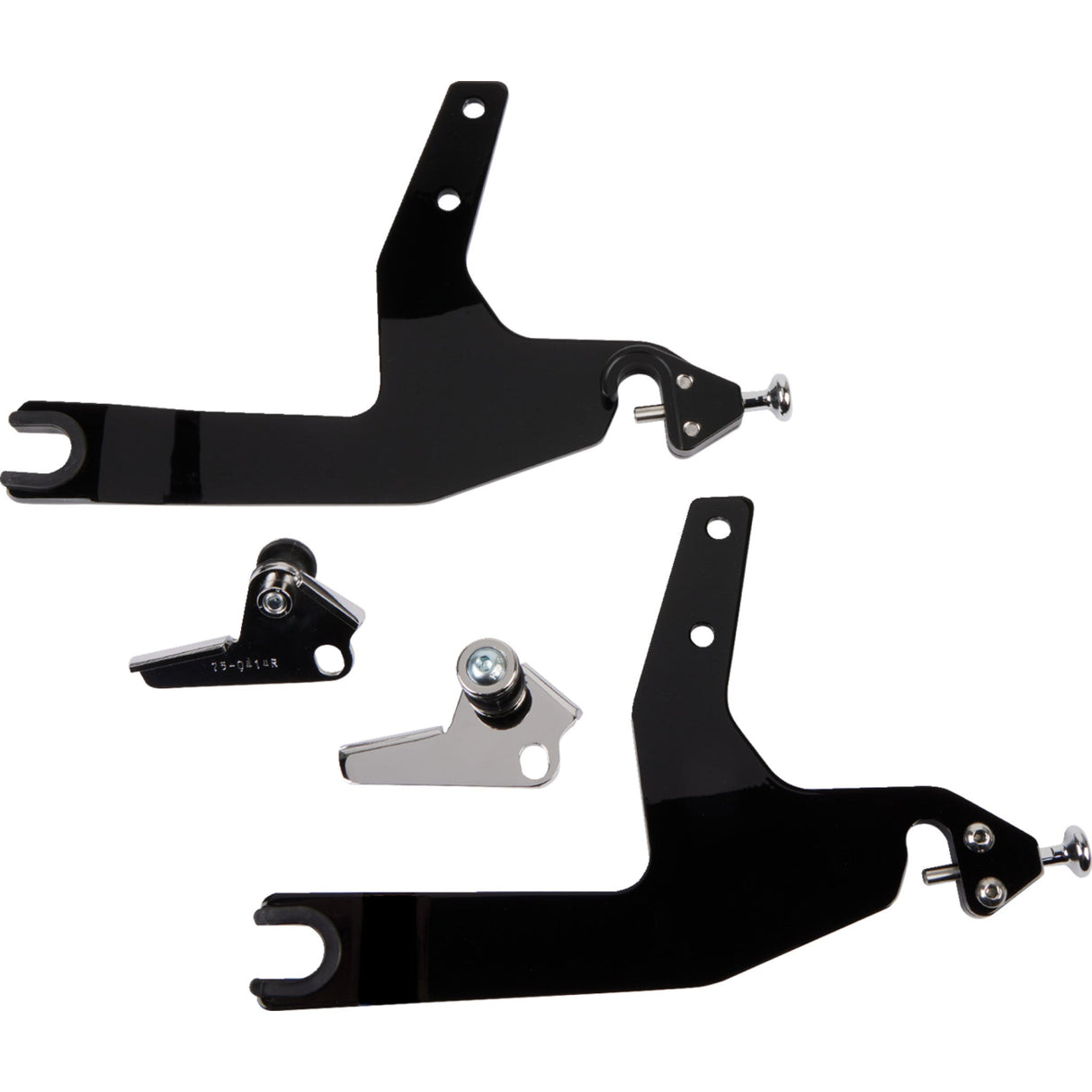 COBRA 1501-0570 602-2021B Detachable Backrest Kit - 11" - Black - Softail