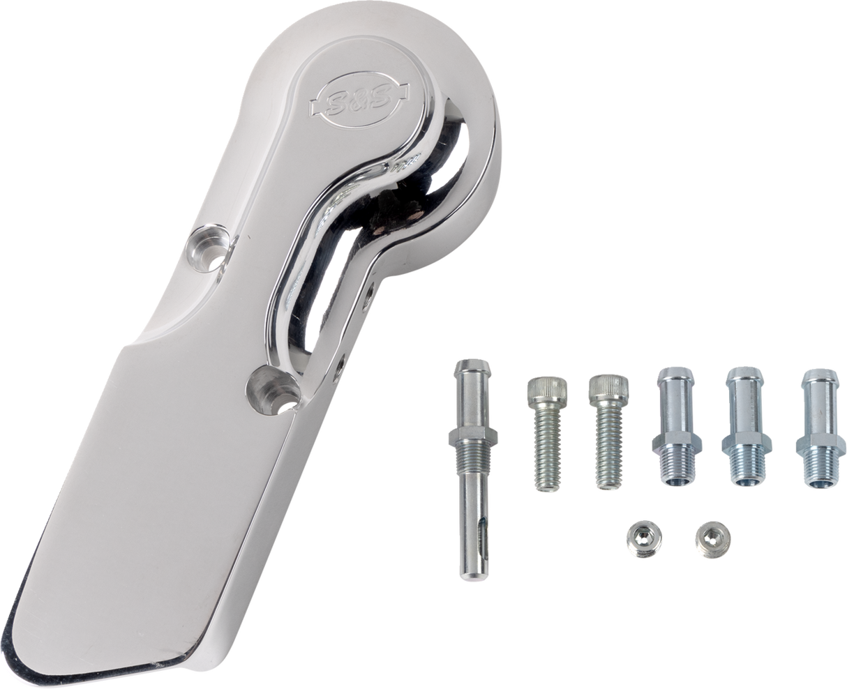 Oil Filter Mounting Bracket Kit - Polished - 0712-0313