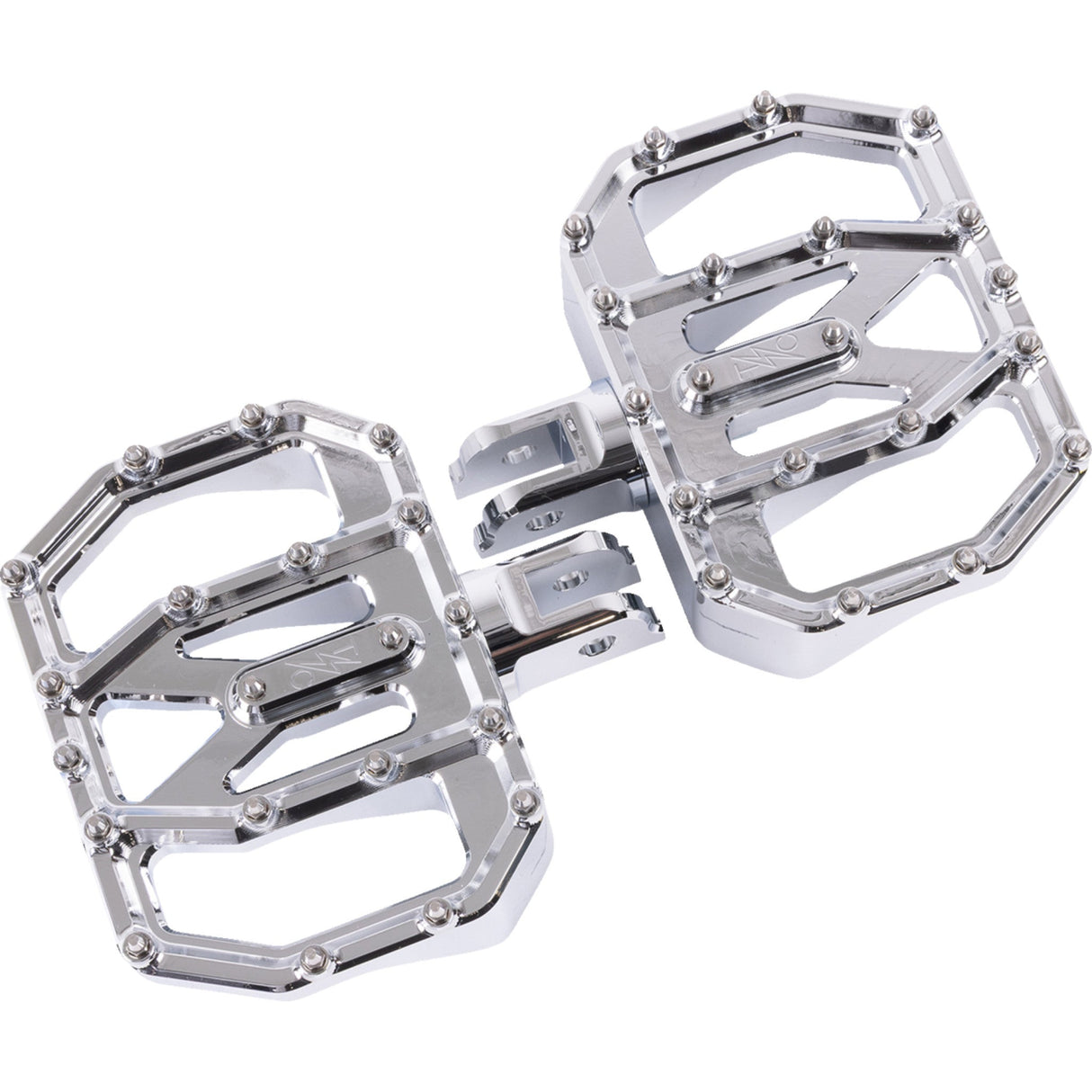 THRASHIN SUPPLY CO. 1621-1234 TSC-2031-5-SF Mini Aggressor Floorboards chrome - front