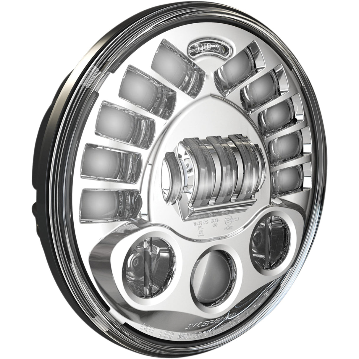 CUSTOM DYNAMICS 2001-2137 PB-7PA-C ProBEAM® 7” Adaptive Headlamp - Adaptive Headlight with Mount - Chrome
