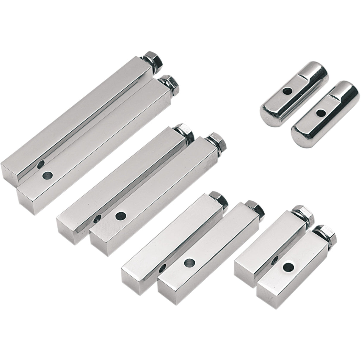 DRAG SPECIALTIES DS253055 5/8" Square Footpeg Mounting Blocks Footpeg Bars - 4"