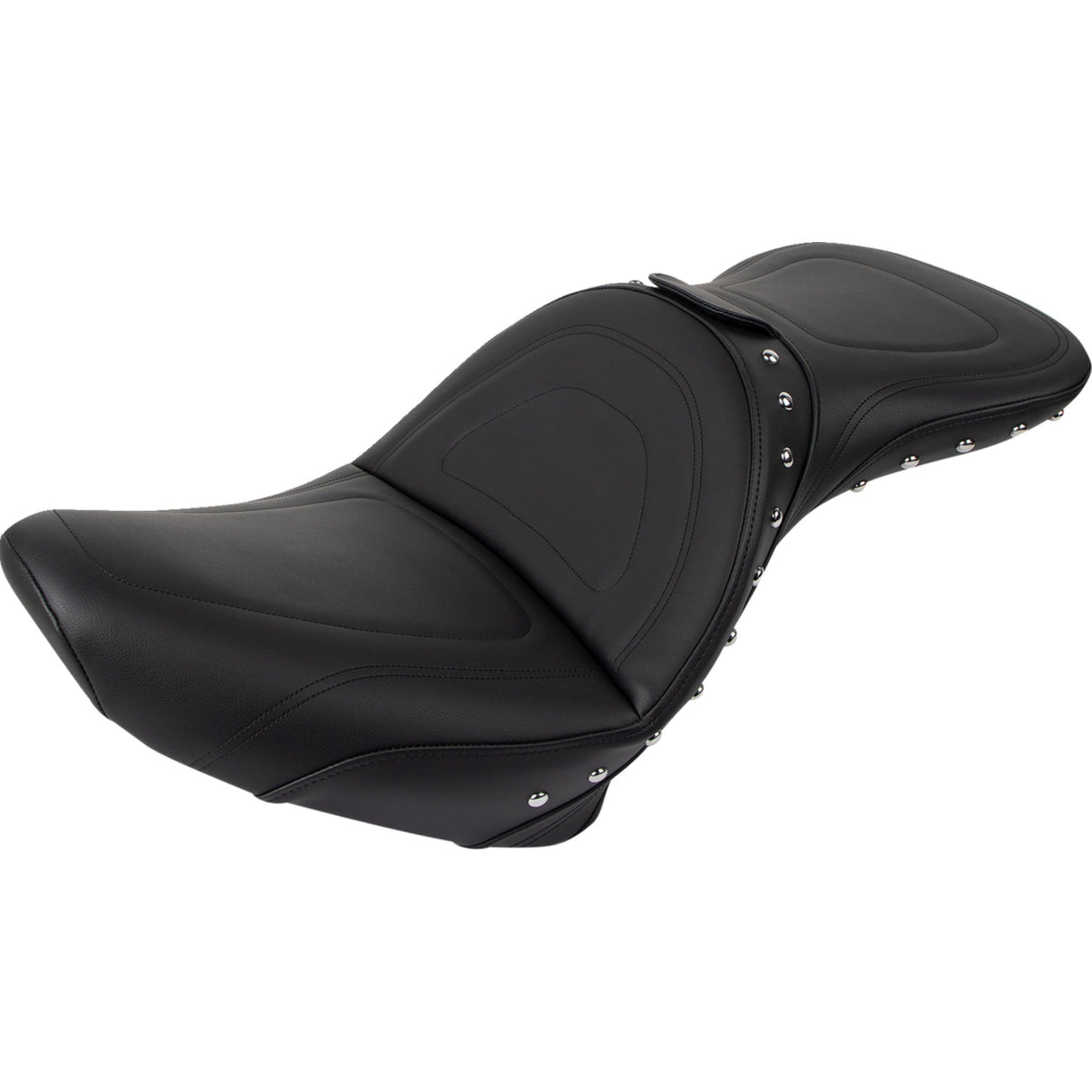 Saddlemen Explorer Special Seat — Includes Backrest Studded With Backrest - 8802J For Harley Softail 1984-1999