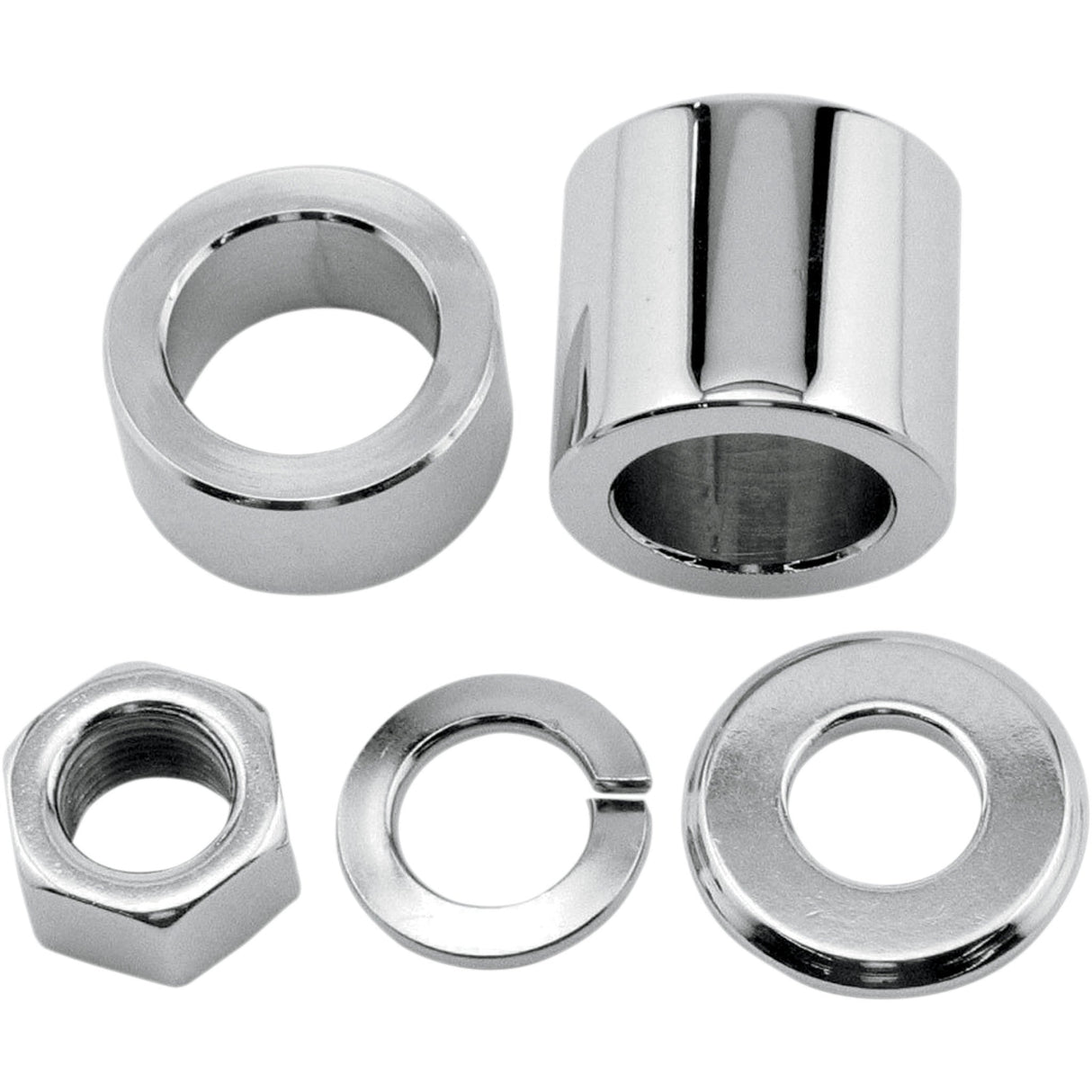 Colony Axle Spacer Nut Kit Front Fatboy - 2030-5 For Harley Softail Fat Boy 2000-2005