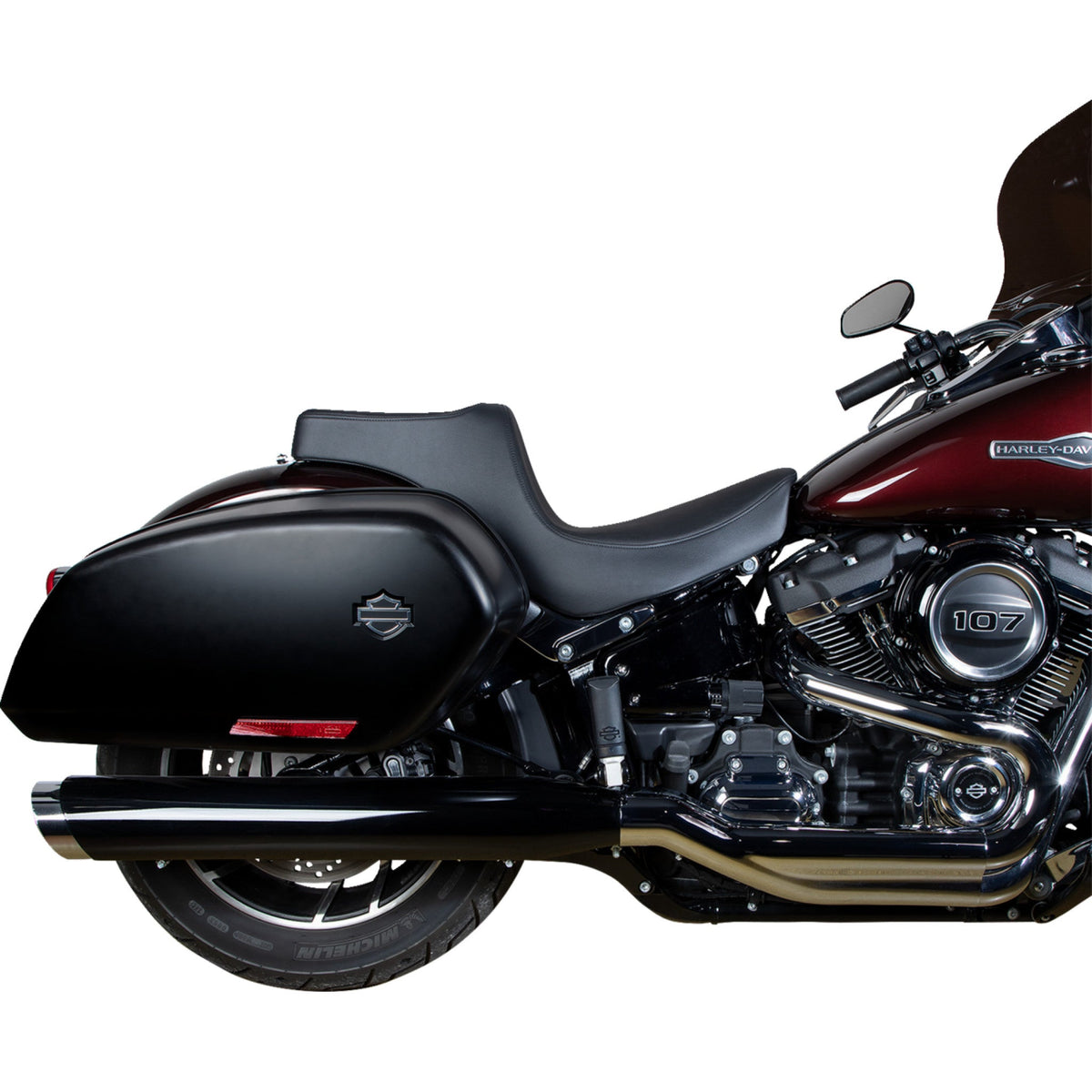 Drag Specialties Predator III Seat For Harley Softail 2018-2024