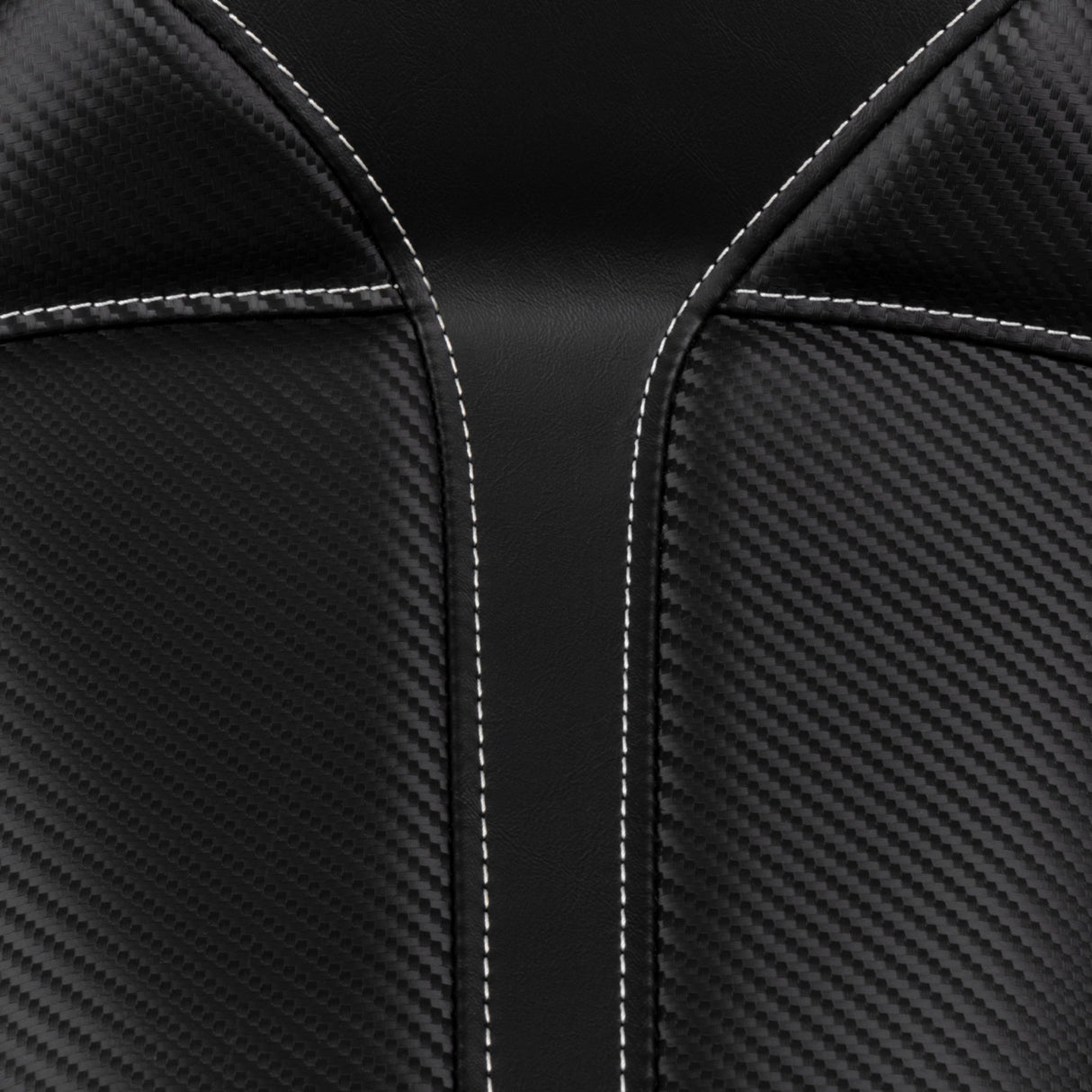 Saddlemen Dominator Solo Seat Without Backrest Black With Gray Stitching - 896-04-0042 For Harley Dyna 1996-2003