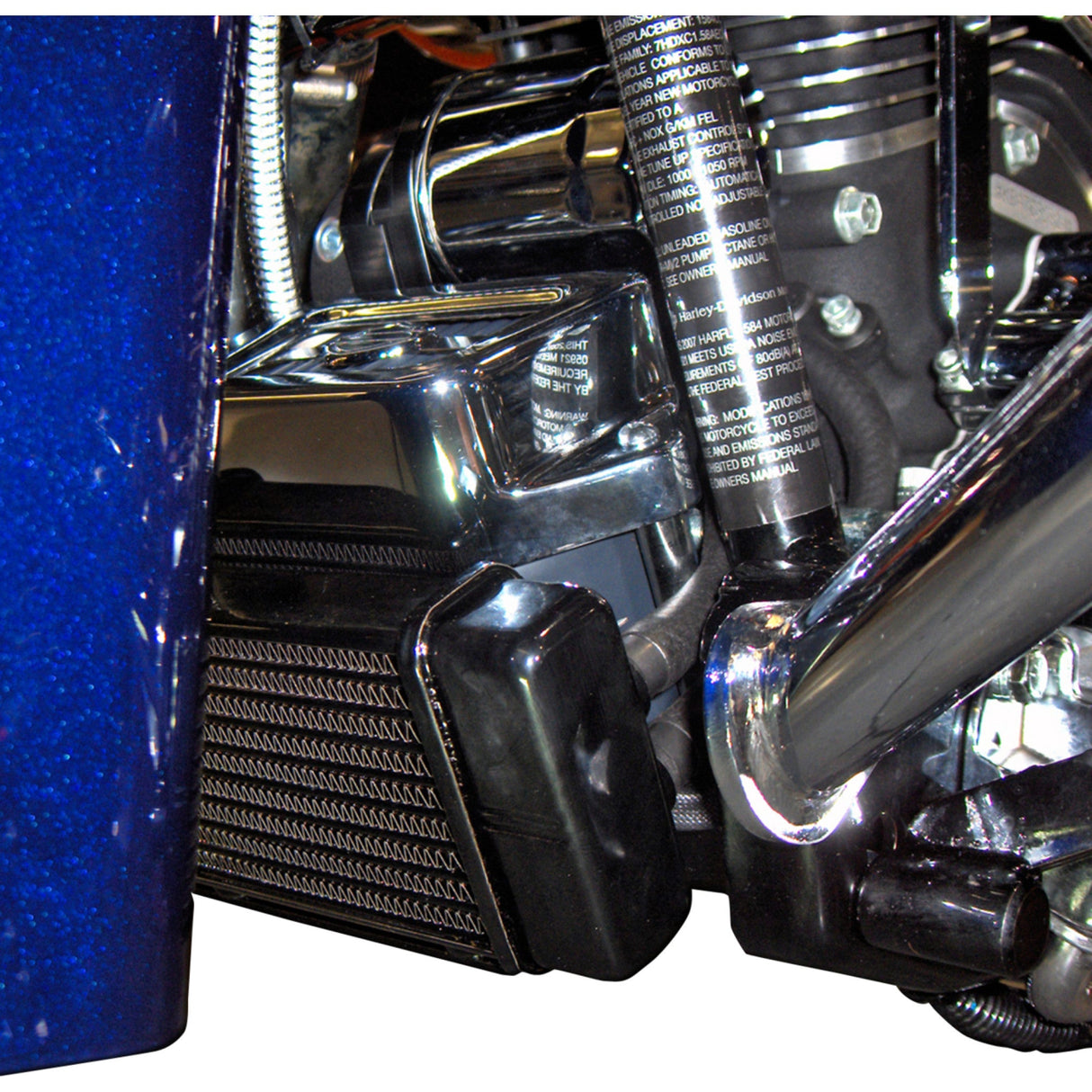 Jagg Standard Oil Cooler - 750-2300-0323 For Harley Touring 1984-2008