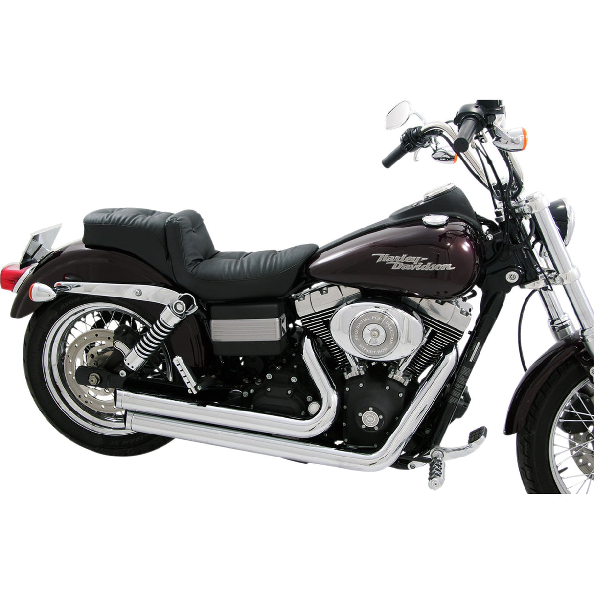 Mustang Regal Duke Pillow 2-Up Seat - 75545 For Harley Motorcycles 2006-2017