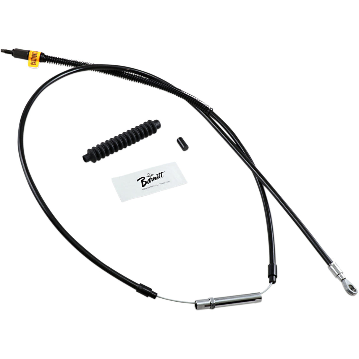 Barnett High-Efficiency Black Vinyl Clutch Cable +6" Size - 101-30-10039-06 For Harley Softail 2007-2014