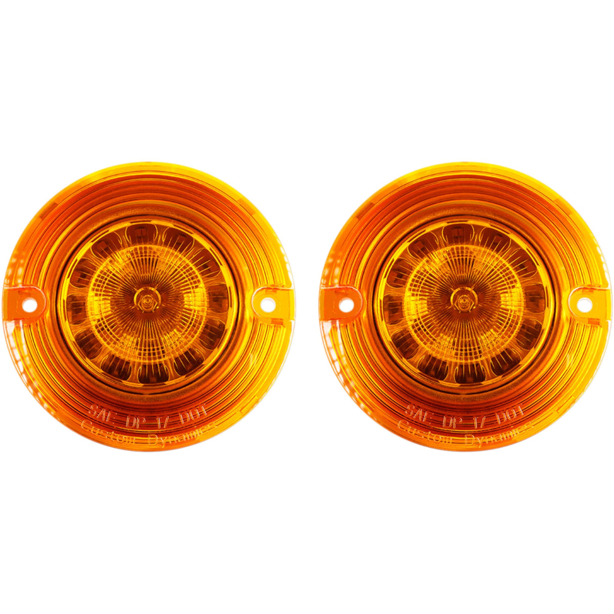 CUSTOM DYNAMICS 2020-1678 PB-A-1157-T ProBEAM® Flat Turn Signal Inserts - Amber