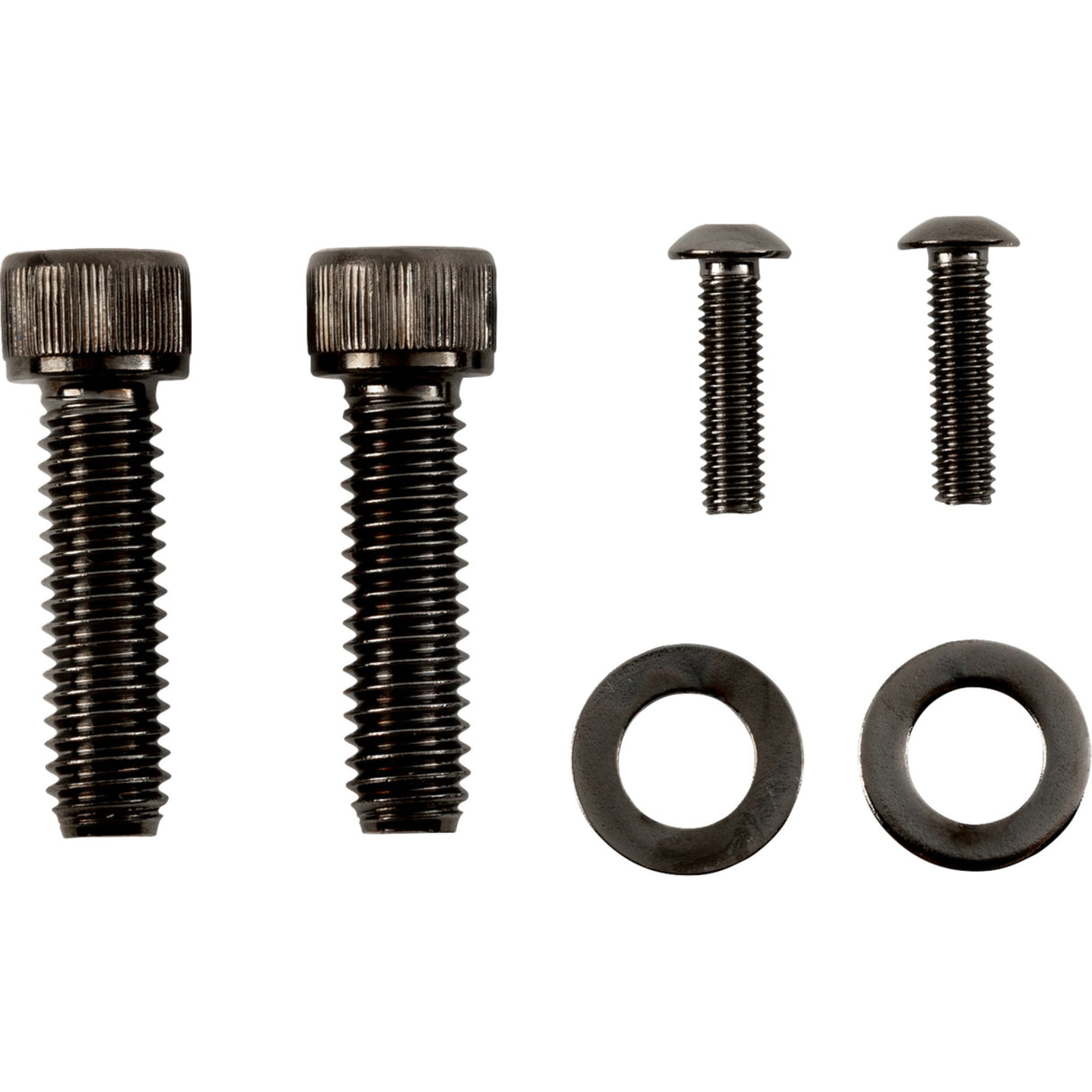 Drag Specialties M-Eight Bolt Kit Rear Brake Control Knurled Socket-Head Black Chrome M8 For Harley Touring 2017-2021
