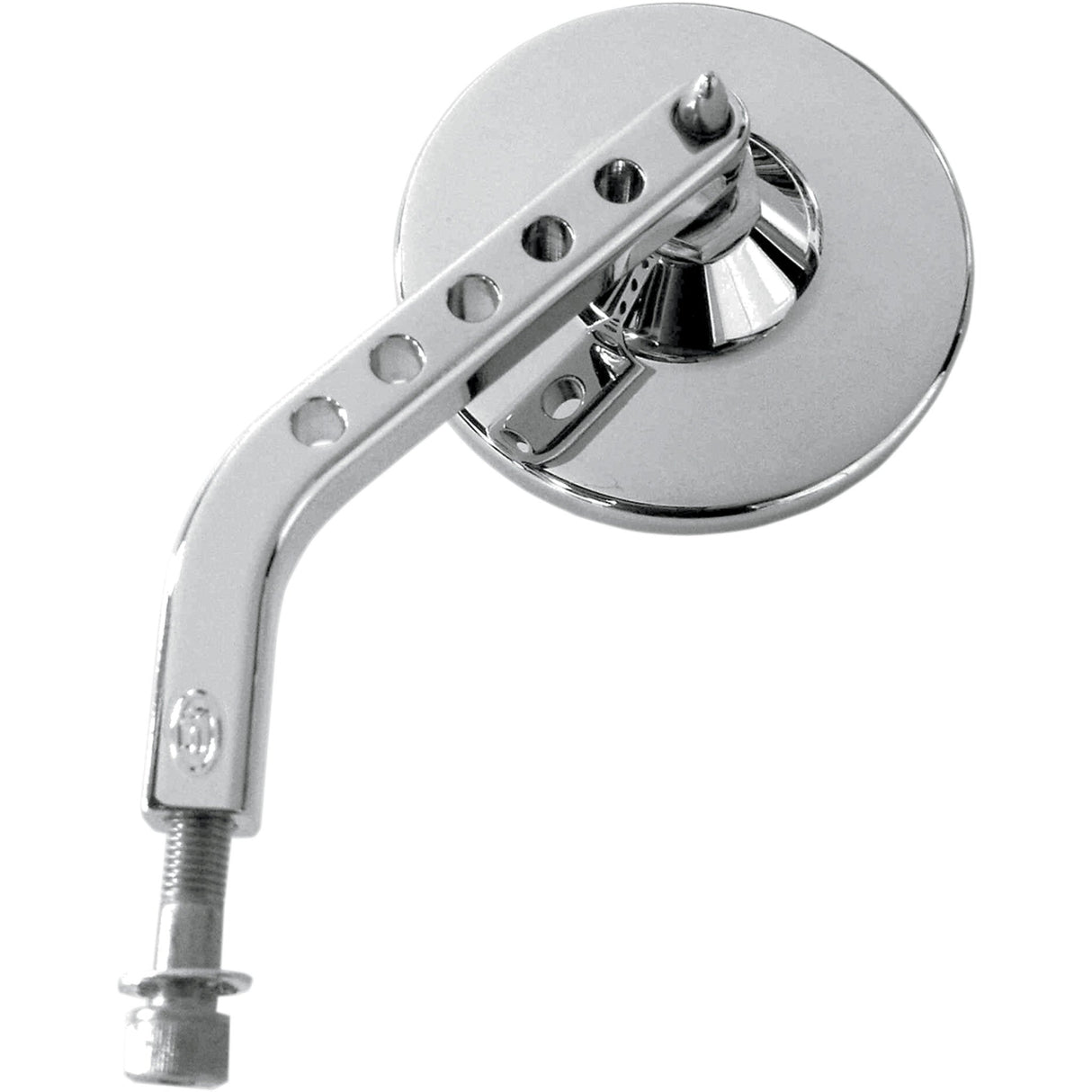 JOKER MACHINE 0640-0302 03-017L ViewTech 7 Billet Mirror Mirror - ViewTech 7 - Side View - Stock - Chrome - Left