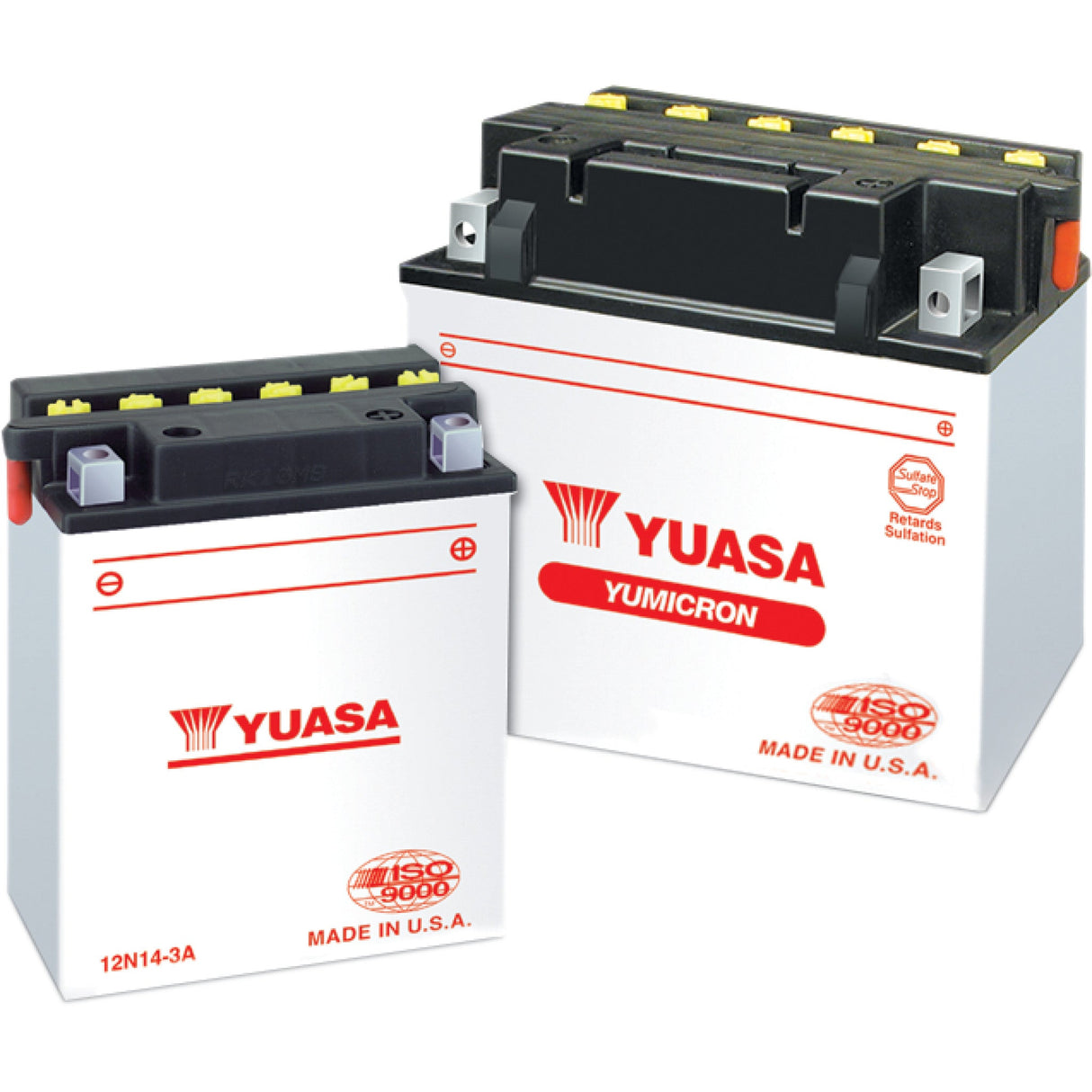 YUASA YB14-B2 YUAM224B2IND Conventional Battery — 12 V Battery - YB14-B2