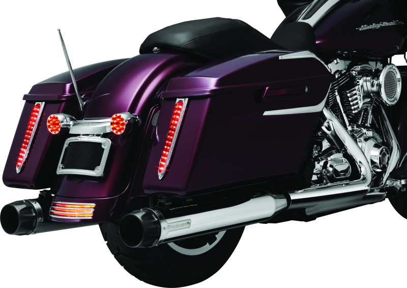 Kuryakyn 3157 Curved License Plate Mount Chrome
