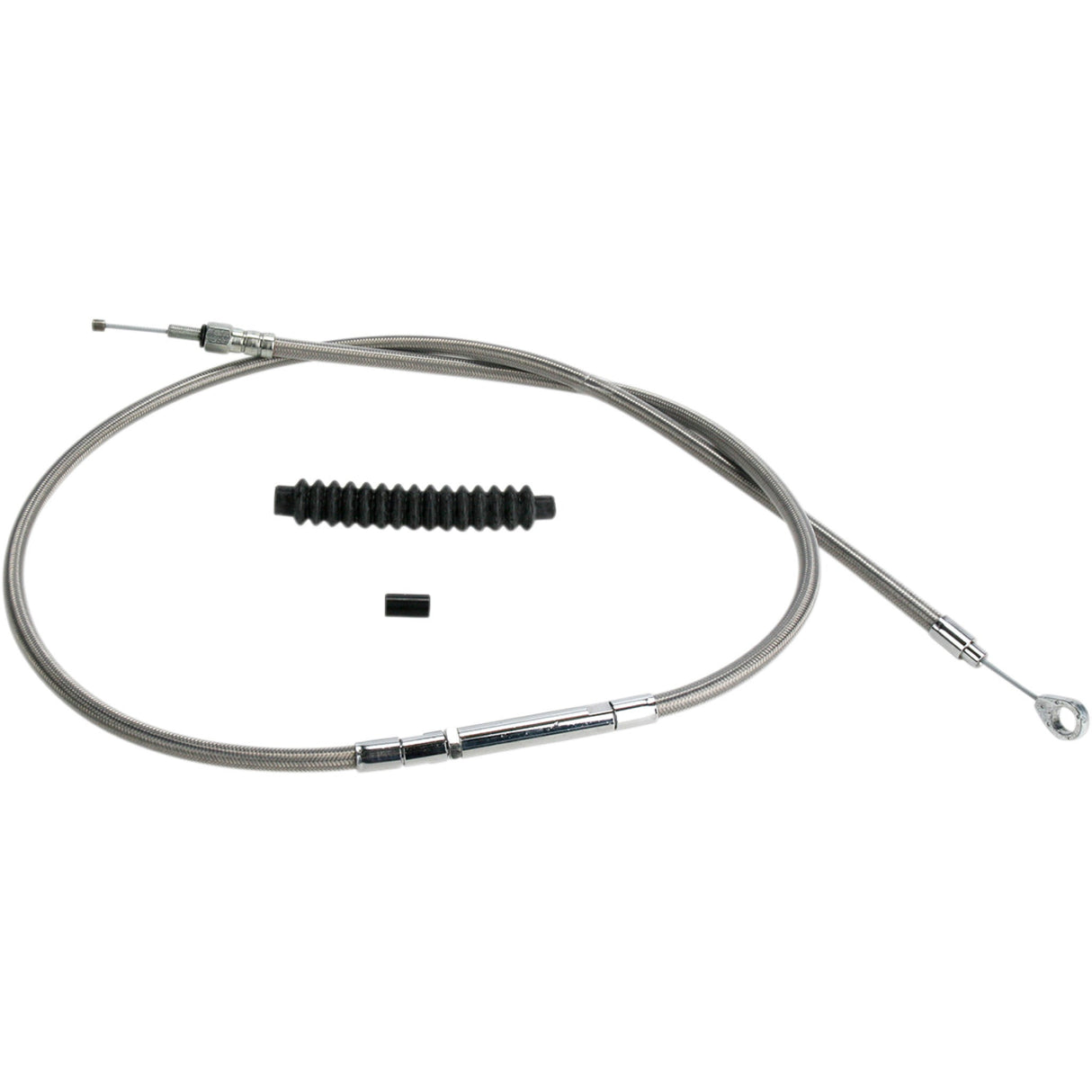 Barnett High-Efficiency Stainless Steel Clutch Cable For Harley-Davidson Standard - 102-30-10020HE For Harley Sportster 1986-2011
