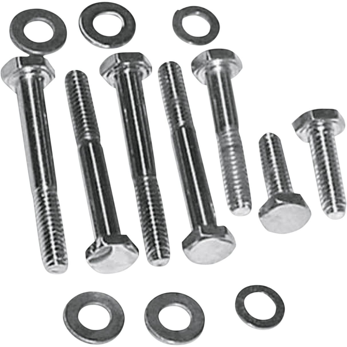 Colony Transmission Top Cover Bolt Kit Chrome - 9656-8 For Harley Motorcycles 1979-1985