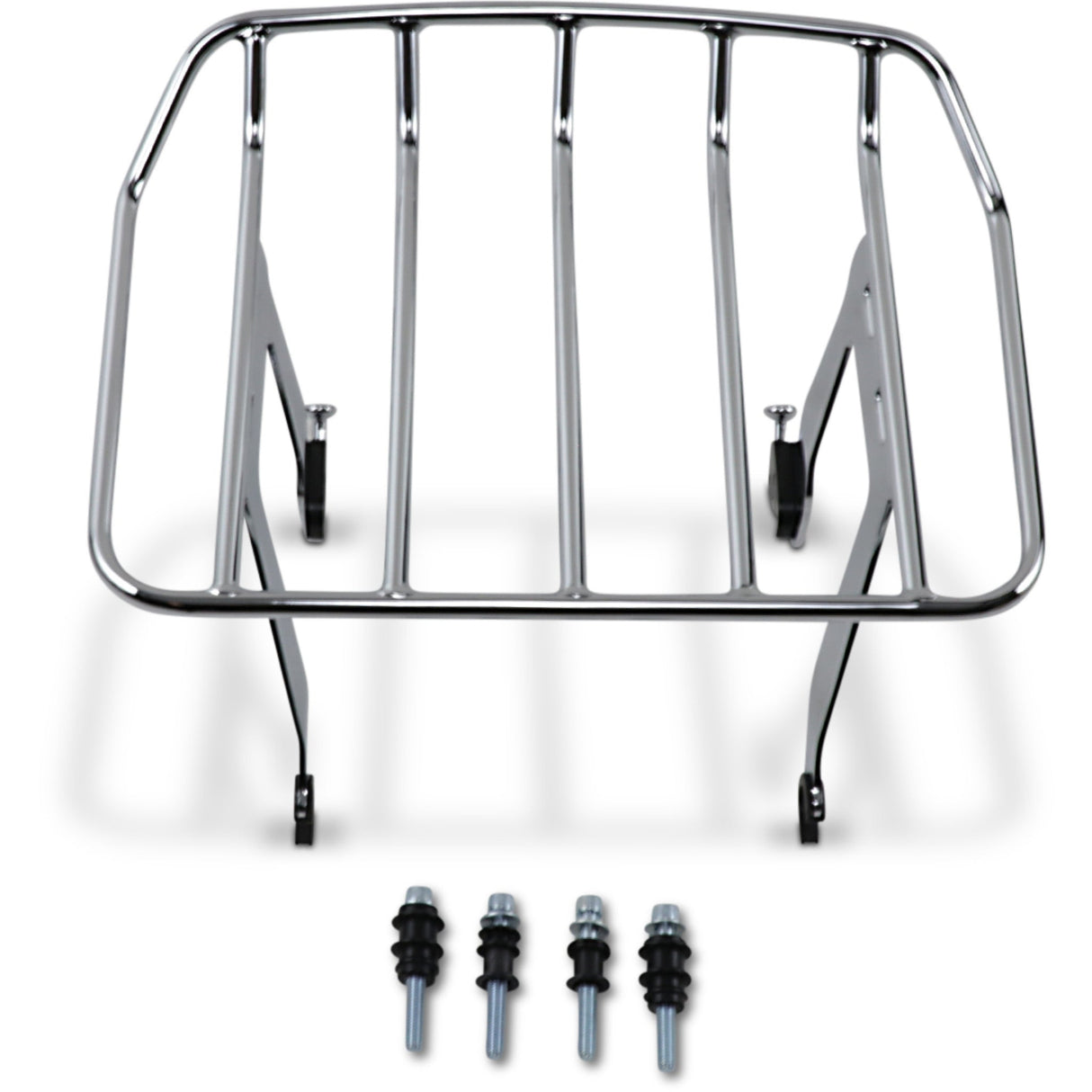 COBRA 1510-0481 602-2610 Big Ass® Detachable Solo Luggage Rack Detachable Solo Rack - FLSL - Chrome