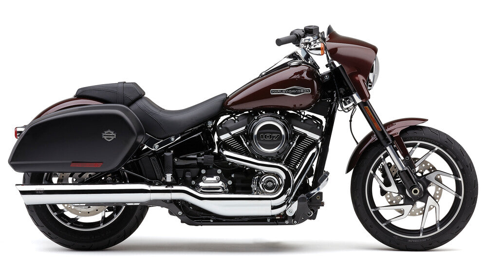 Cobra 909-Twins 4" Slip-ONS Chrome - 6520 For Harley Softail Sport Glide 2018-2021