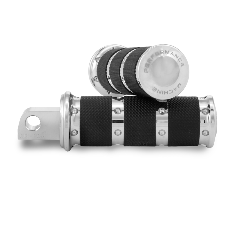 Performance Machine 0035-1249M-CH Footpegs XLS Passenger - Chrome