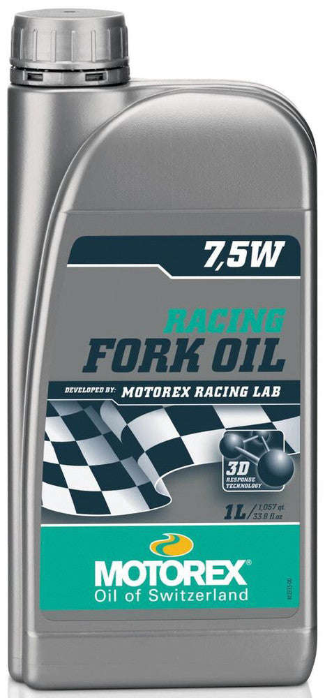 Motorex LOW Friction Racing Fork OIL 7.5W 1L - 306408 For Ducati Motorcycles 2012-2018 | Triumph Motorcycles 2012-2018 | Suzuki Motorcycles 2012-2018