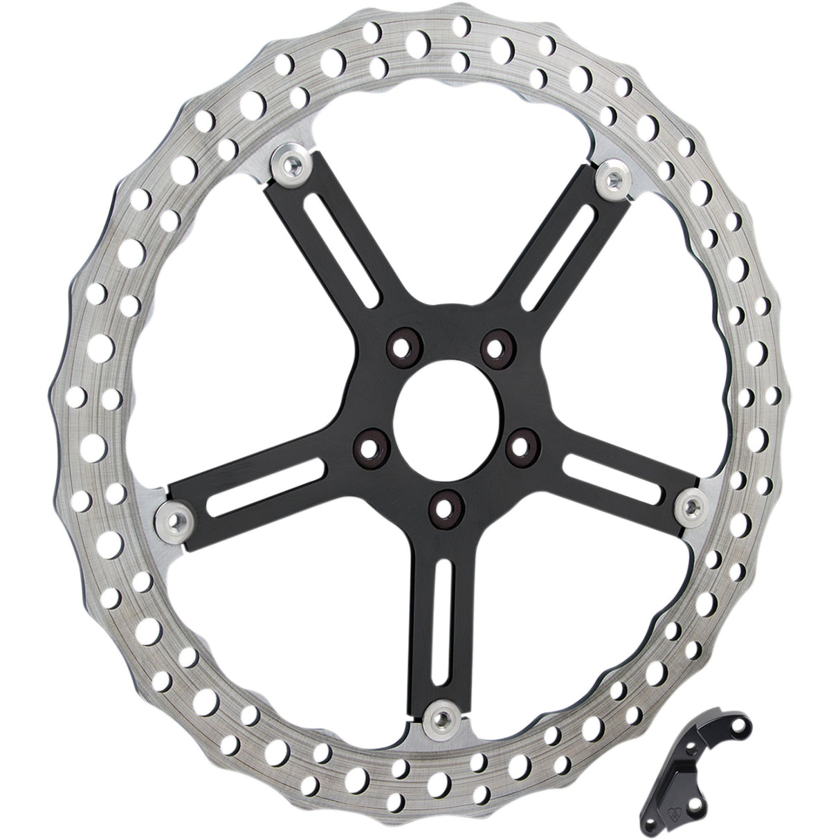 Arlen Ness Big Brake Jagged Floating Rotor Kit 15" Right Hub-Mount - 02-995 For Harley Motorcycles 2006-2017