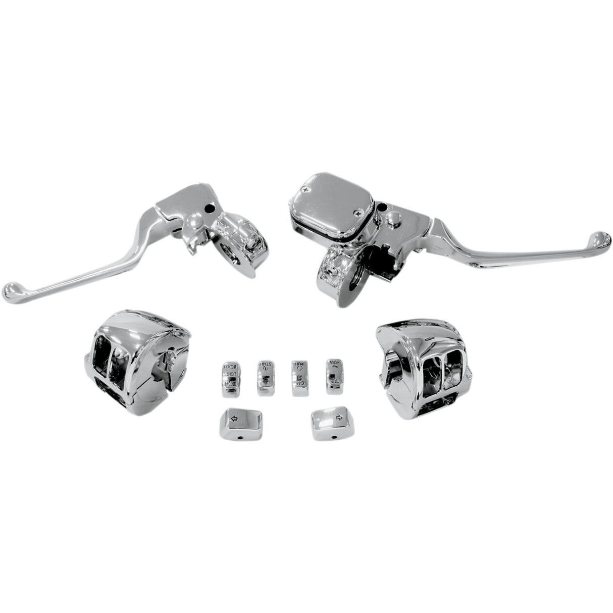 Drag Specialties Handlebar Control Kit With Mechanical Clutch For Harley Motorcycles 2011-2017