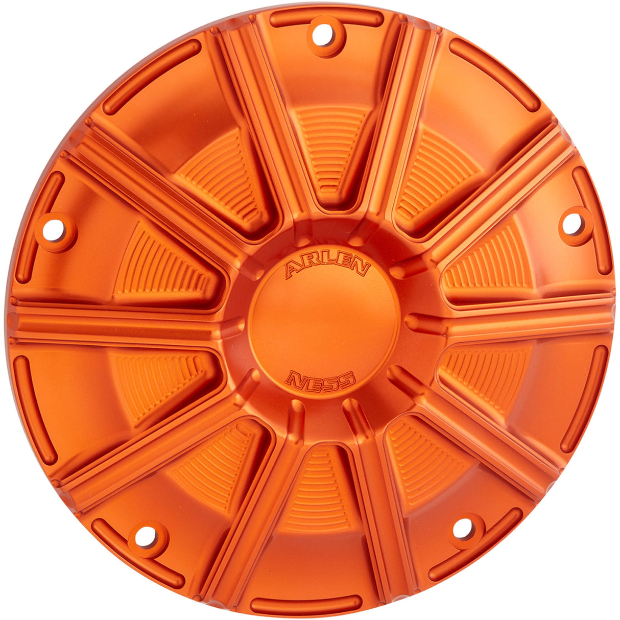 Arlen Ness 10-Gauge Derby Cover Orange Touring Trike - 700-005 For Harley Touring 2015-2026