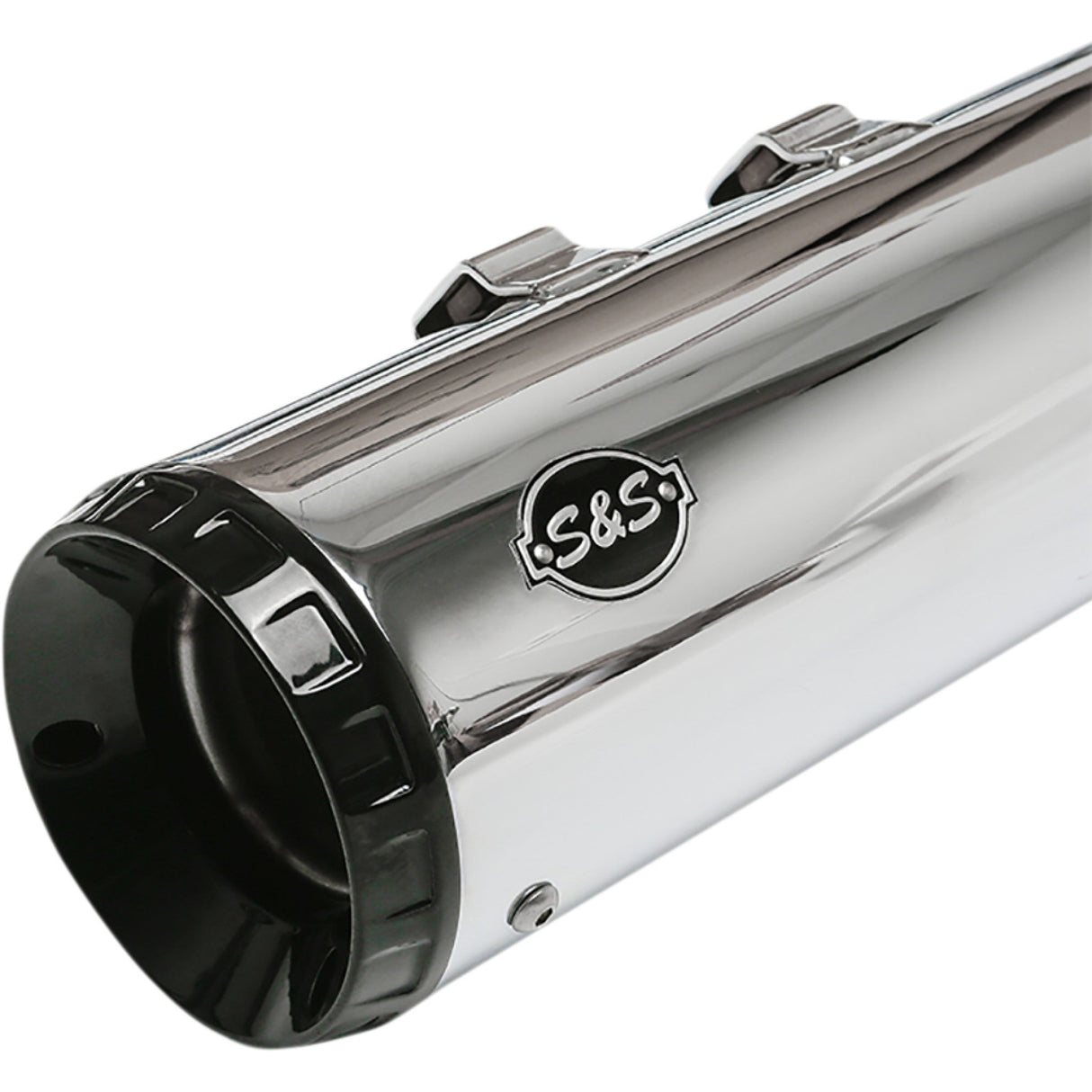 S&S Cycle GNX Slip-On Mufflers 4-1/2" Chrome M8 - 550-0991 For Harley Touring 2017-2026