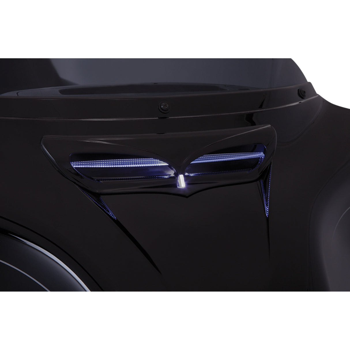 CIRO 2350-0344 40012 LED Lighted Fairing Vent Trim - Black