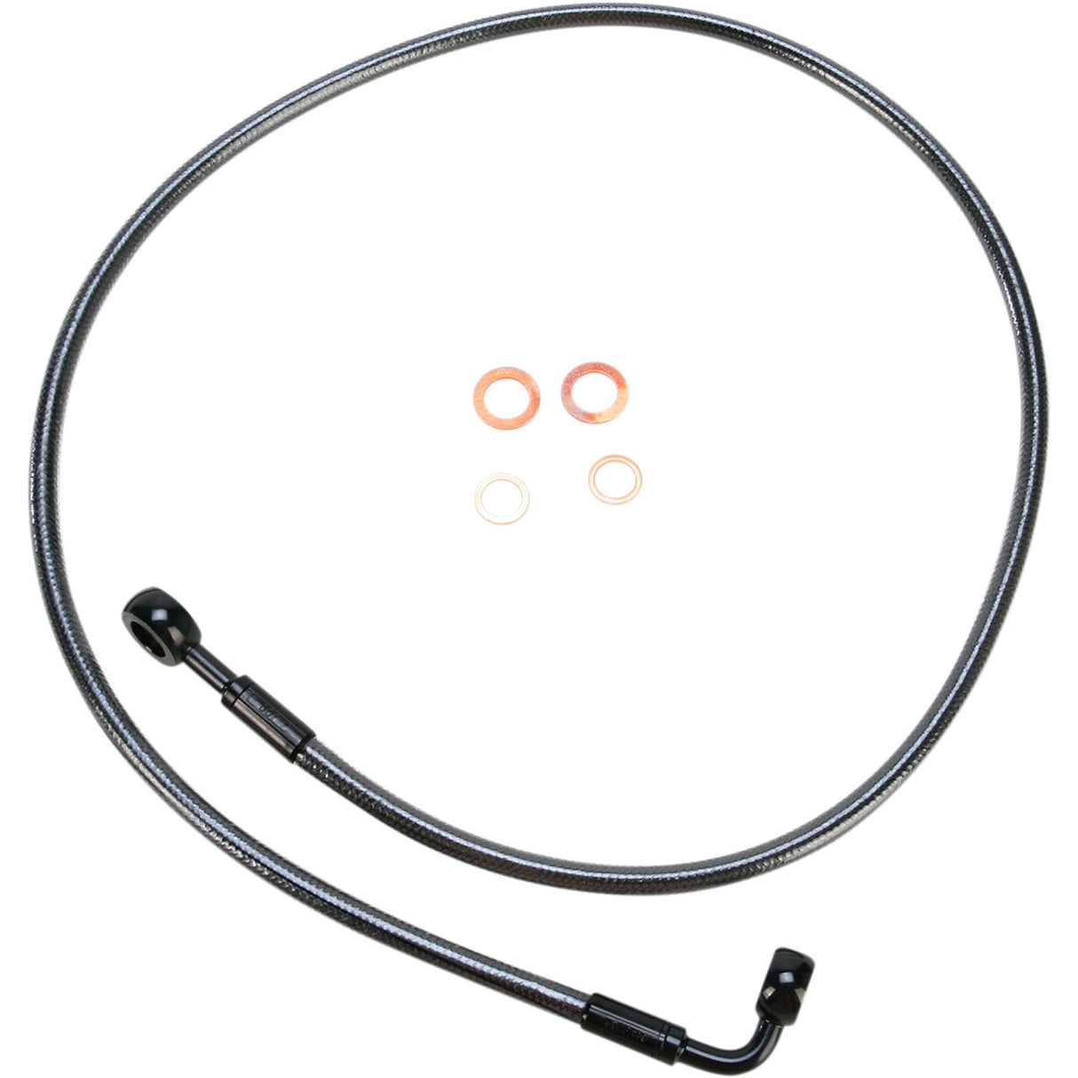 Magnum Shielding E-Z Align Series Brake Line - 46444SW For Harley 1984-1987