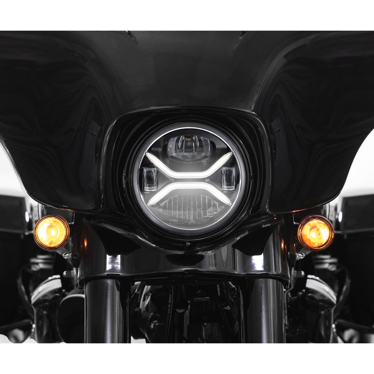 Koso North America Zenith LED Headlight LED Zenith - GA030100 For Harley Touring 1994-2013