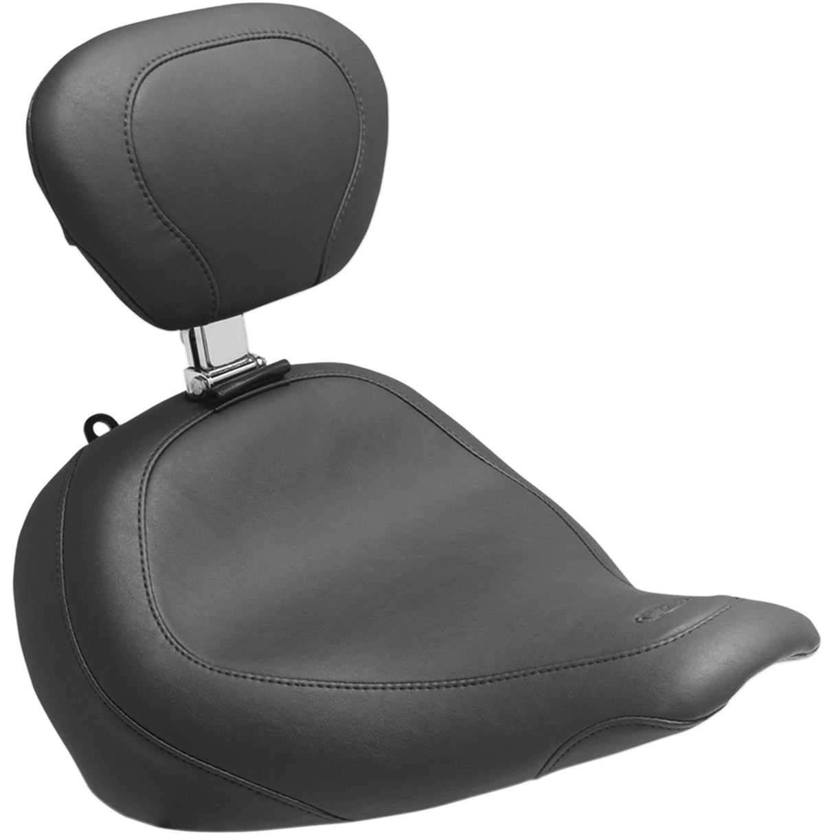 Mustang Wide Tripper™ Seat With Driver's Backrest Flfb - 79772 For Harley Softail 2018-2021