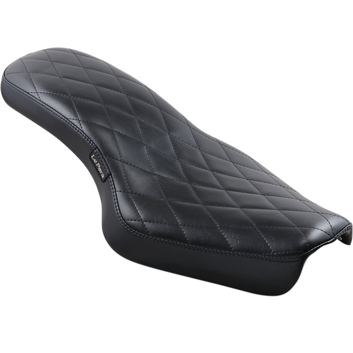 LePera Cobra Full-Length Seat Diamond Black - LK-076DM For Harley Sportster 2010-2022