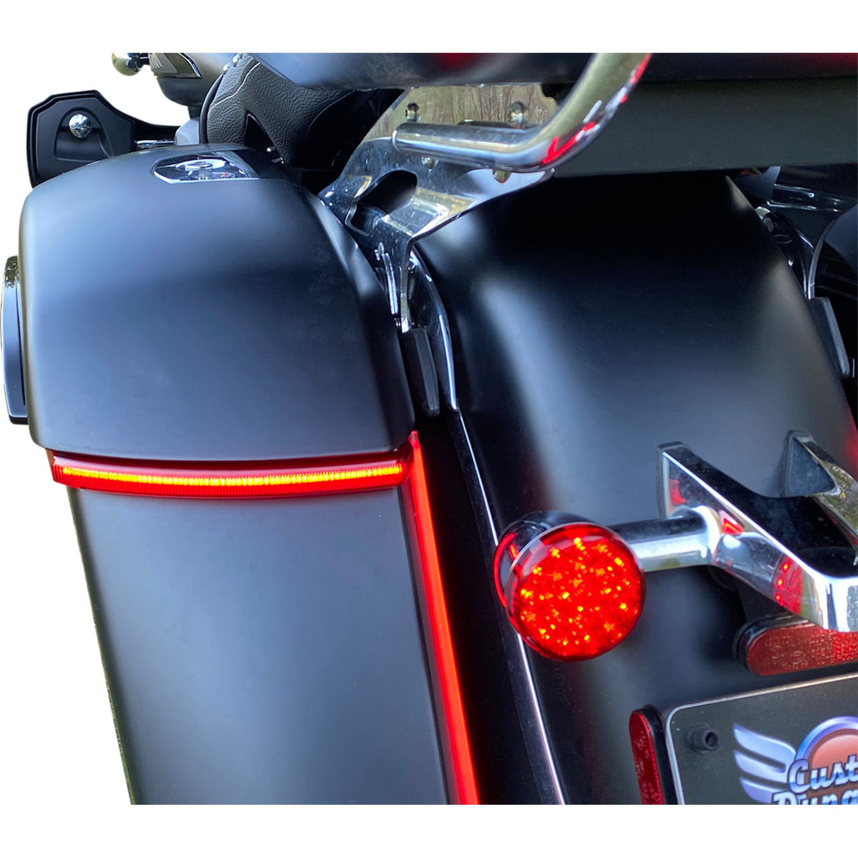 CUSTOM DYNAMICS 2040-2726 CD-INDBAG-INT-R LED Saddle Bag Lights Saddlebag Lights - Red