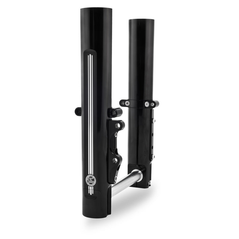 Performance Machine FL Lower Leg Assembly Contrast Cut - 0208-2096-BM For Harley Touring 2014-2021