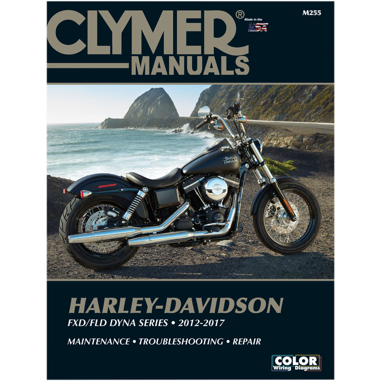CLYMER 4201-0279 CM255 Motorcycle Repair Manual Manual - FXD/FLD Dyna '12-'17