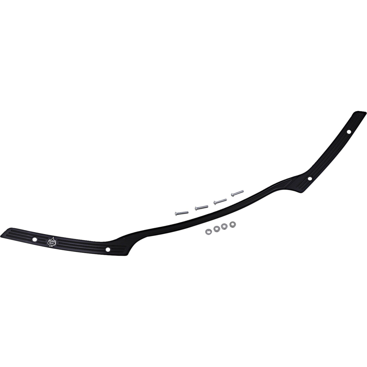 Klock Werks Flare® Series Windshield Trim Logo Black With Contrast Logo - KWW-01-0574 For Harley Road Glide 2015-2025