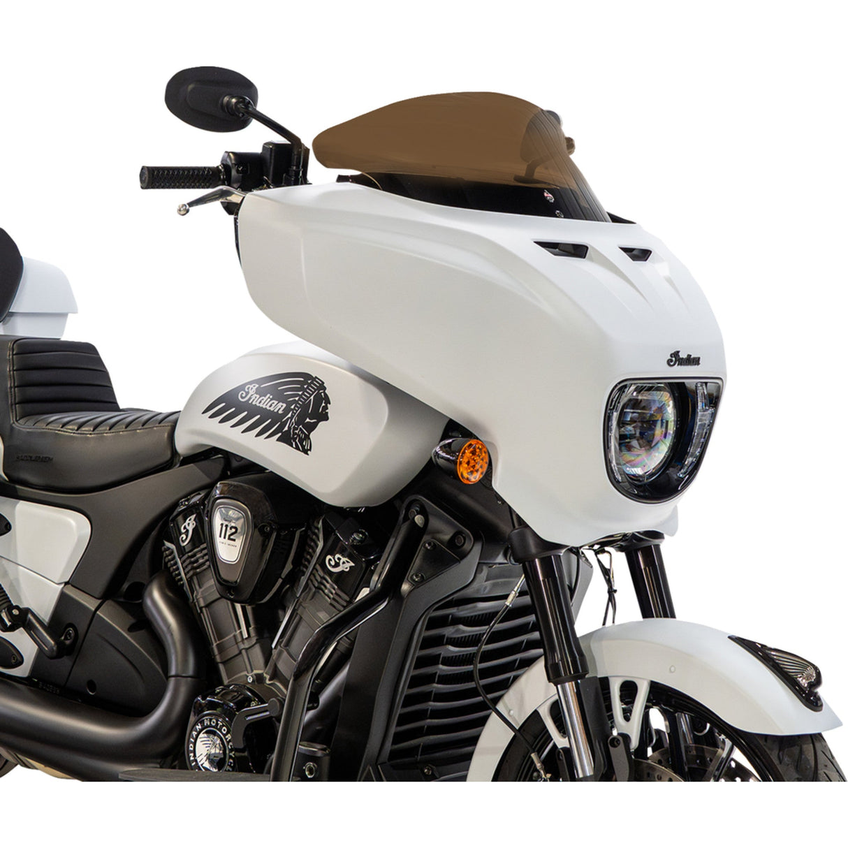 KLOCK WERKS 2312-1524 KWW-04-0657 Kolor Flare® Windshield Windshield - 9" - Bronze - Chieftain PowerPlus/Roadmaster PowerPlus