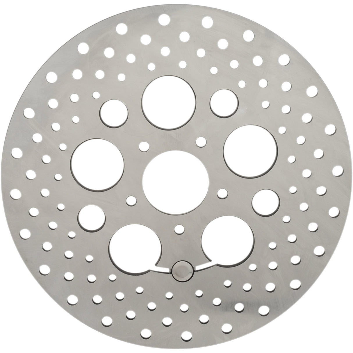 Drag Specialties Stainless Steel Drilled Brake Rotor 11.8" For Harley Touring 2008-2016