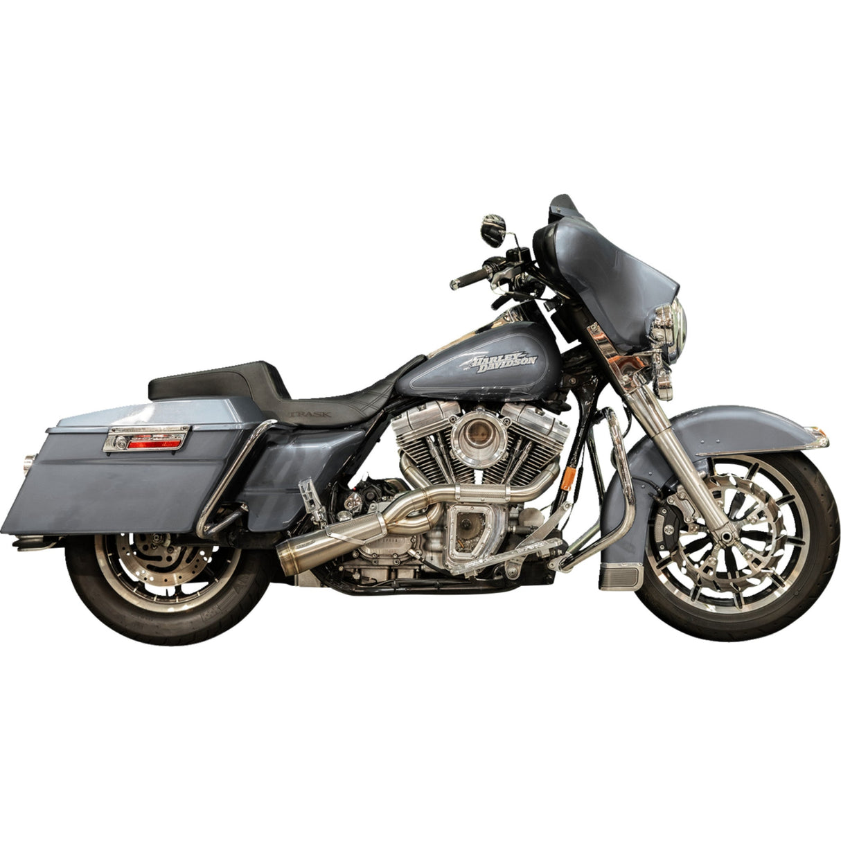 Trask Big Sexy 2-Into-1 Exhaust System - TM-5120 For Harley Touring 2007-2016