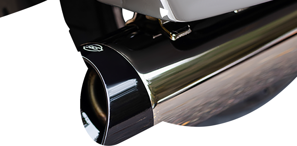 4-1/2" MK45 Performance Slip-On Mufflers - Lava Chrome - 50-State - 1801-1810