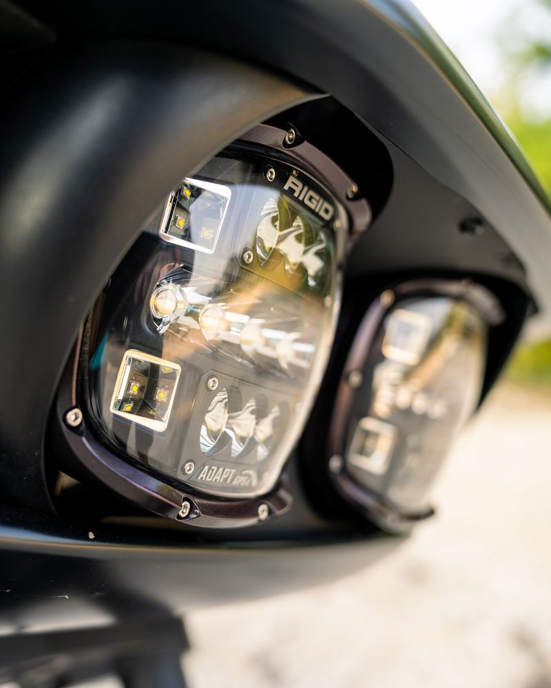 Rigid Industries Rigid Adapt Headlight Kit ` (EXC.`23 CVO) Fltr - 300426 For Harley Road Glide 2015-2023