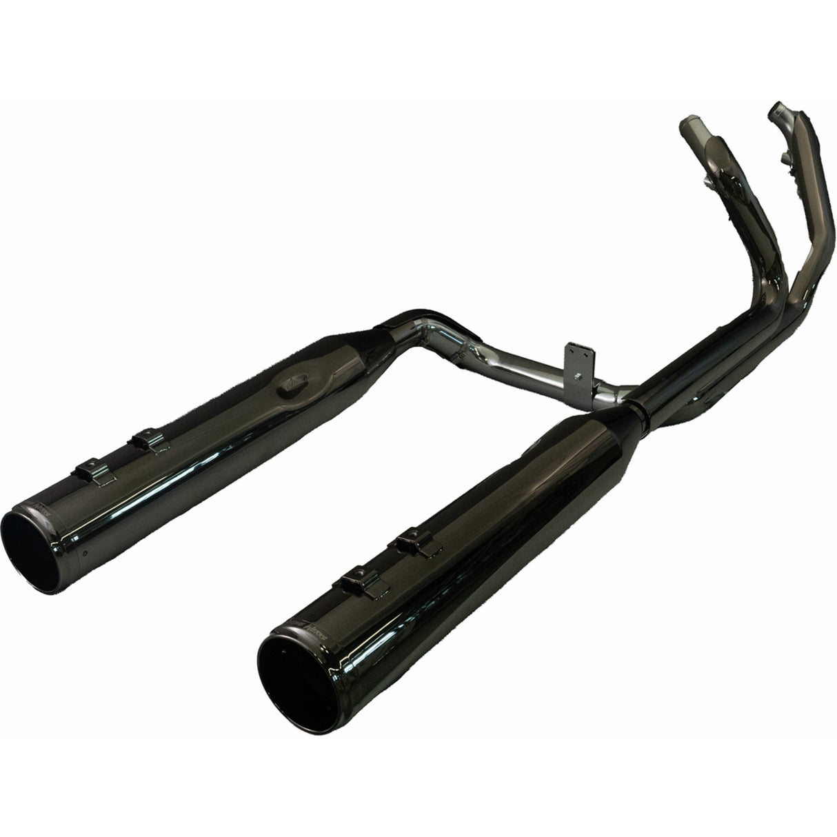 Khrome Werks 2-Into-2 Dominator Exhaust System Eclipse® With Race Tip Twin Cam - 201150 For Harley Touring 2009-2016