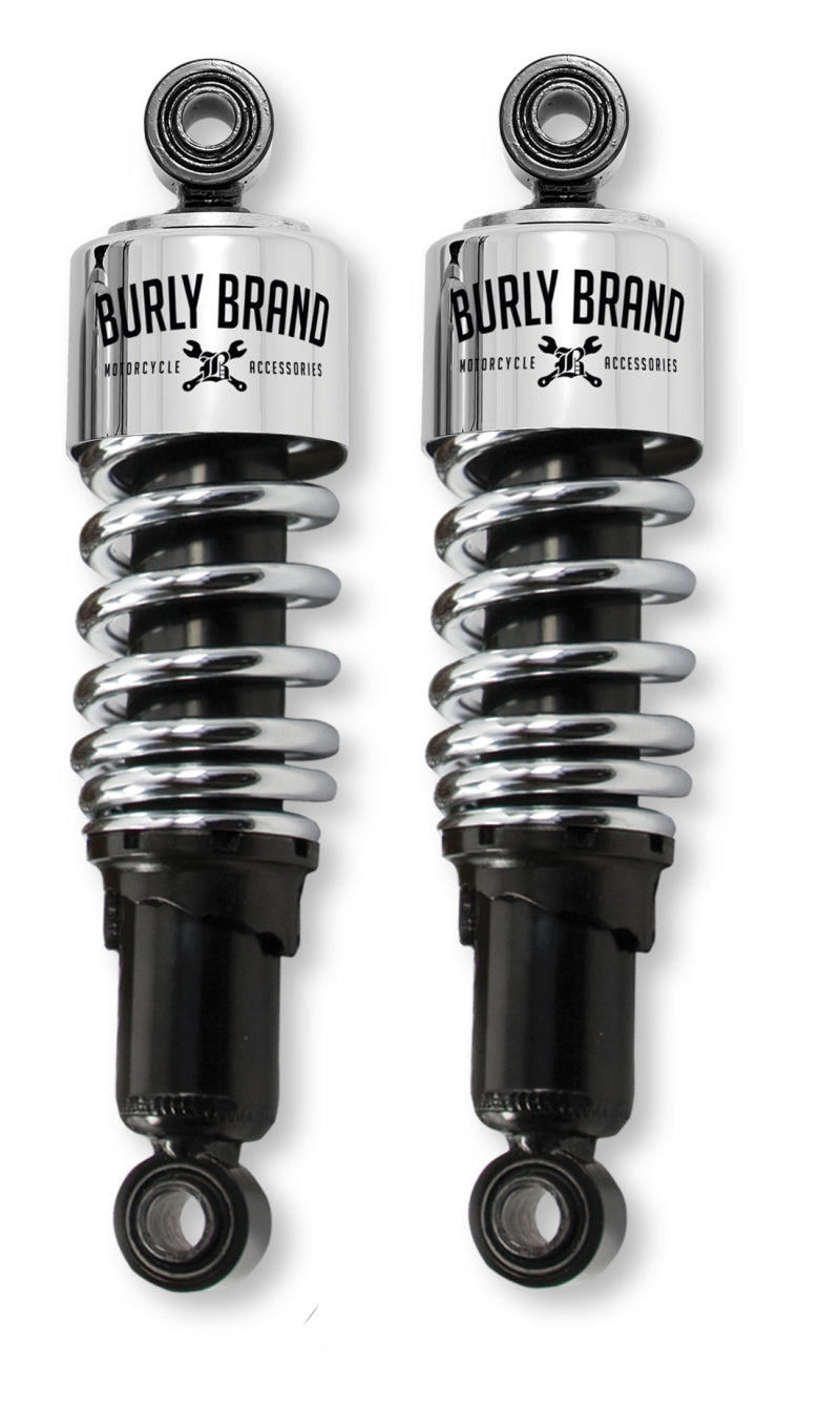 Burly Brand B28-1202 Dyna Shocks 10.5in - Chrome